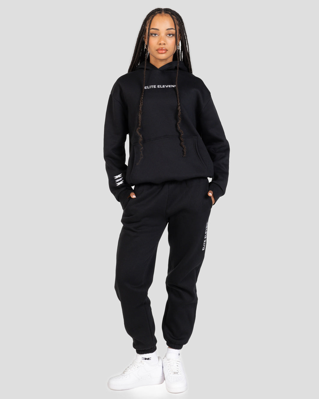 Registered Hoodie - Black/White