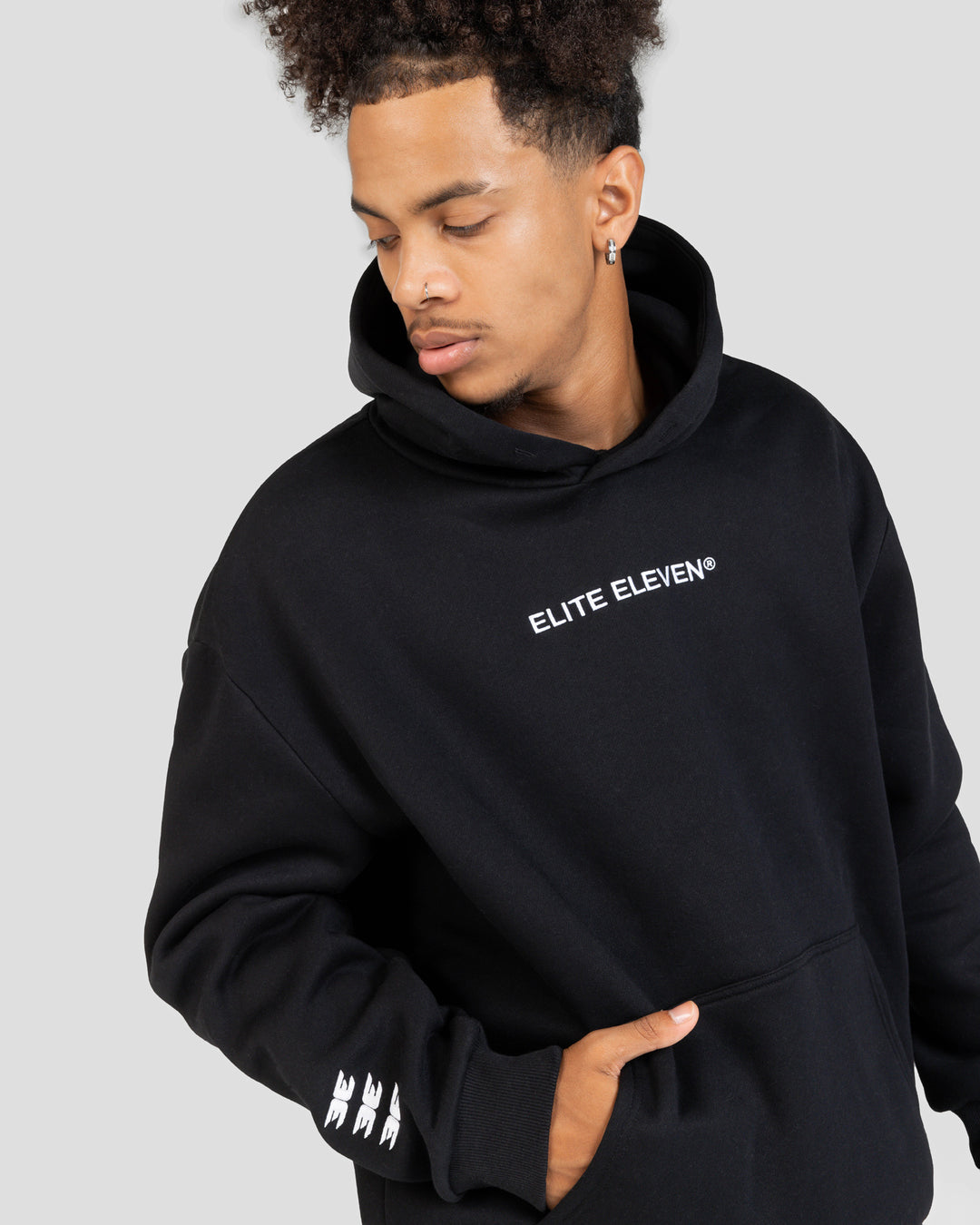 Registered Hoodie - Black/White