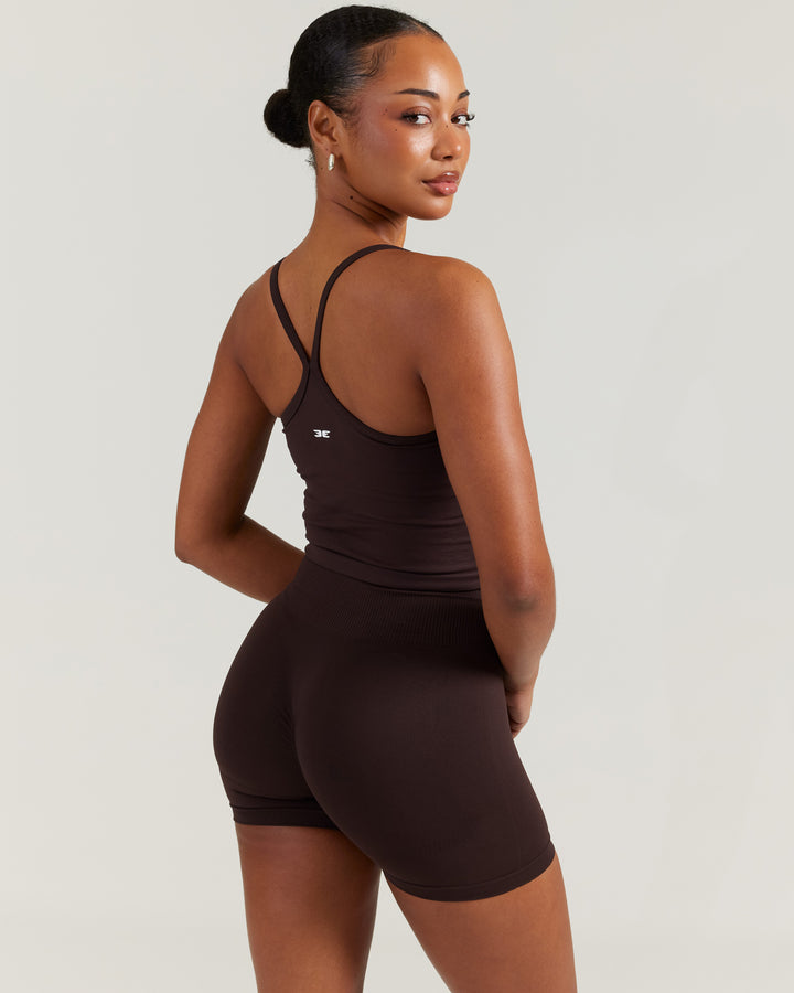 Elite Seamless Tank - Espresso