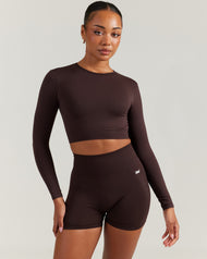 Elite Seamless Long Sleeve - Espresso