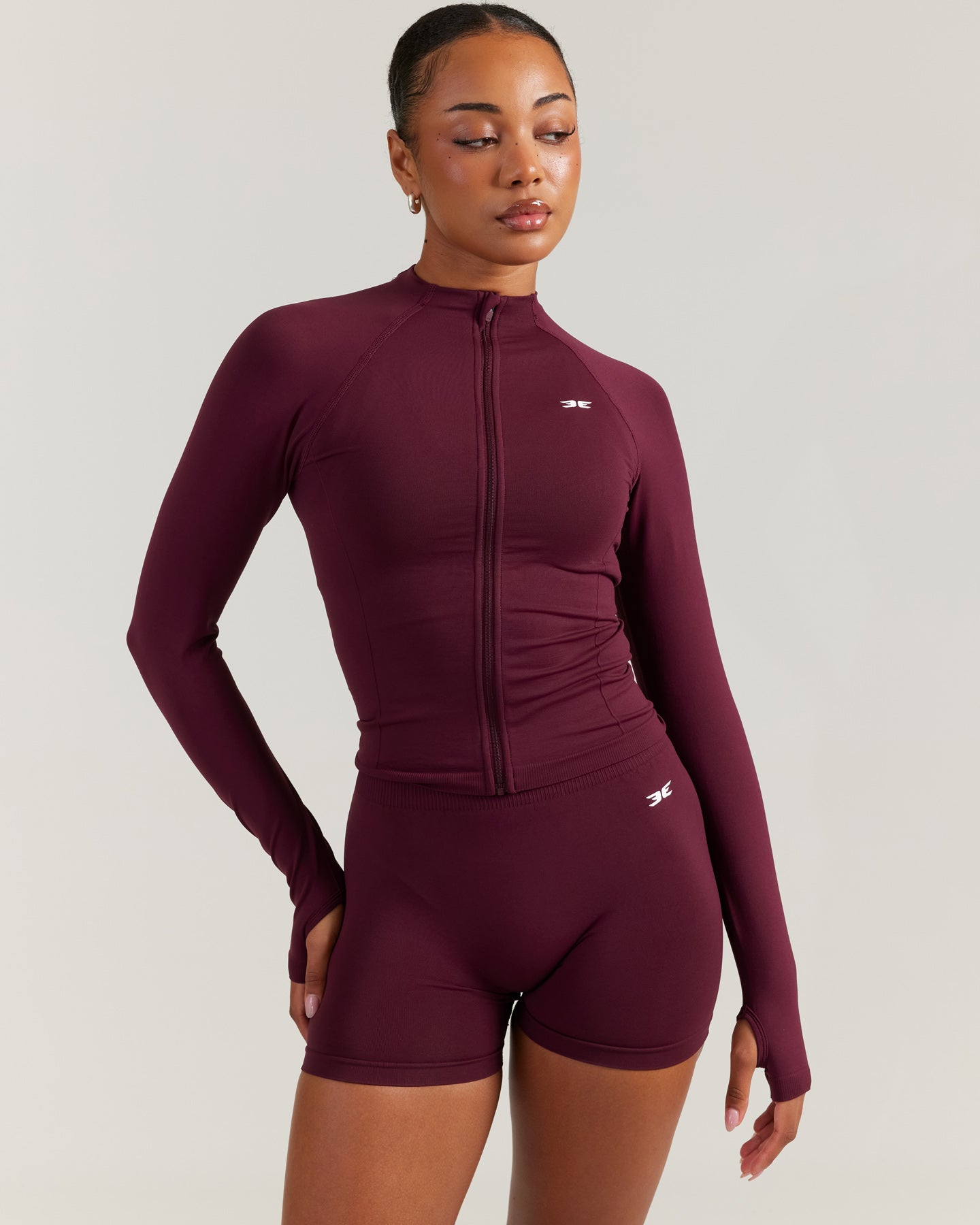 Elite Seamless Jacket - Cherry Cola