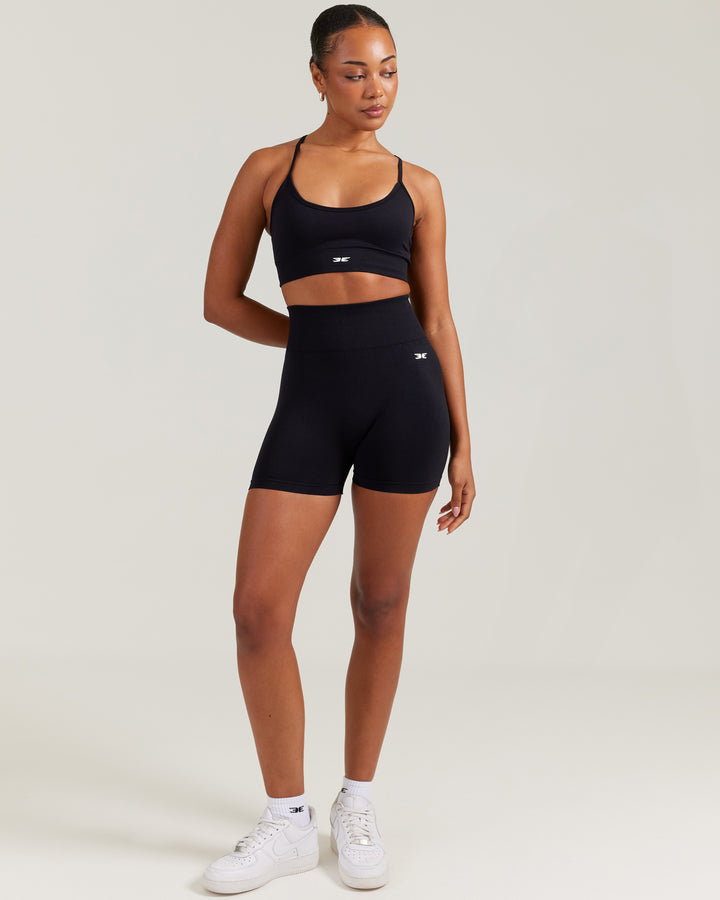 Elite Seamless Shorts - Black