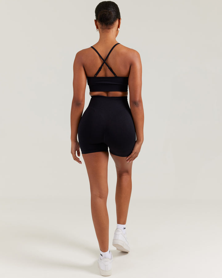 Elite Seamless Shorts - Black