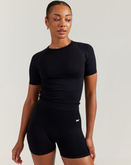 Elite Seamless Tee - Black
