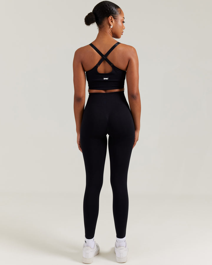 Elite Seamless Leggings - Black