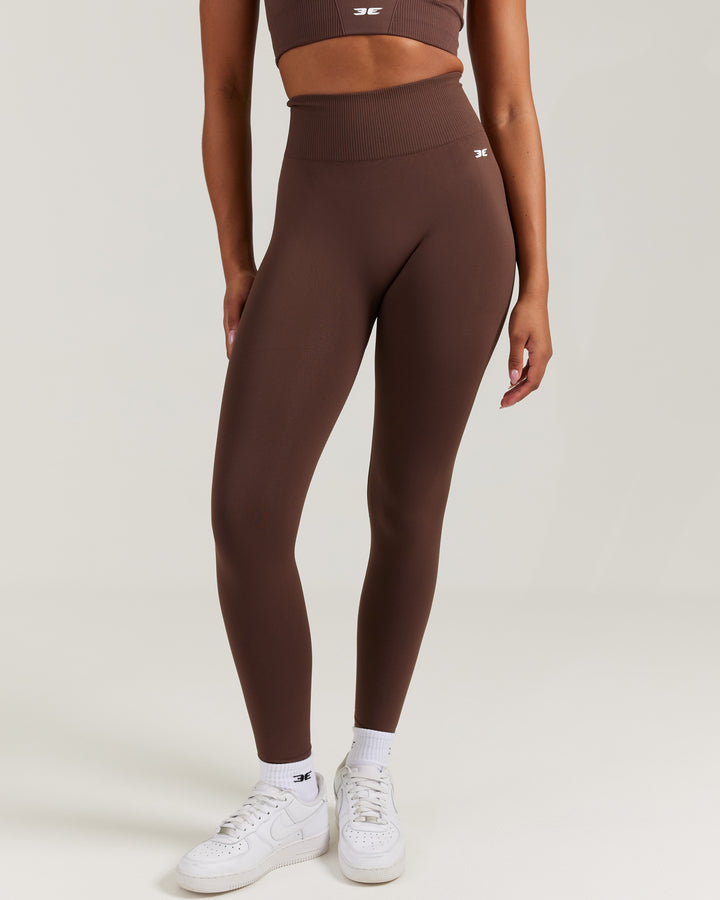 Elite Seamless Leggings - Chocolate
