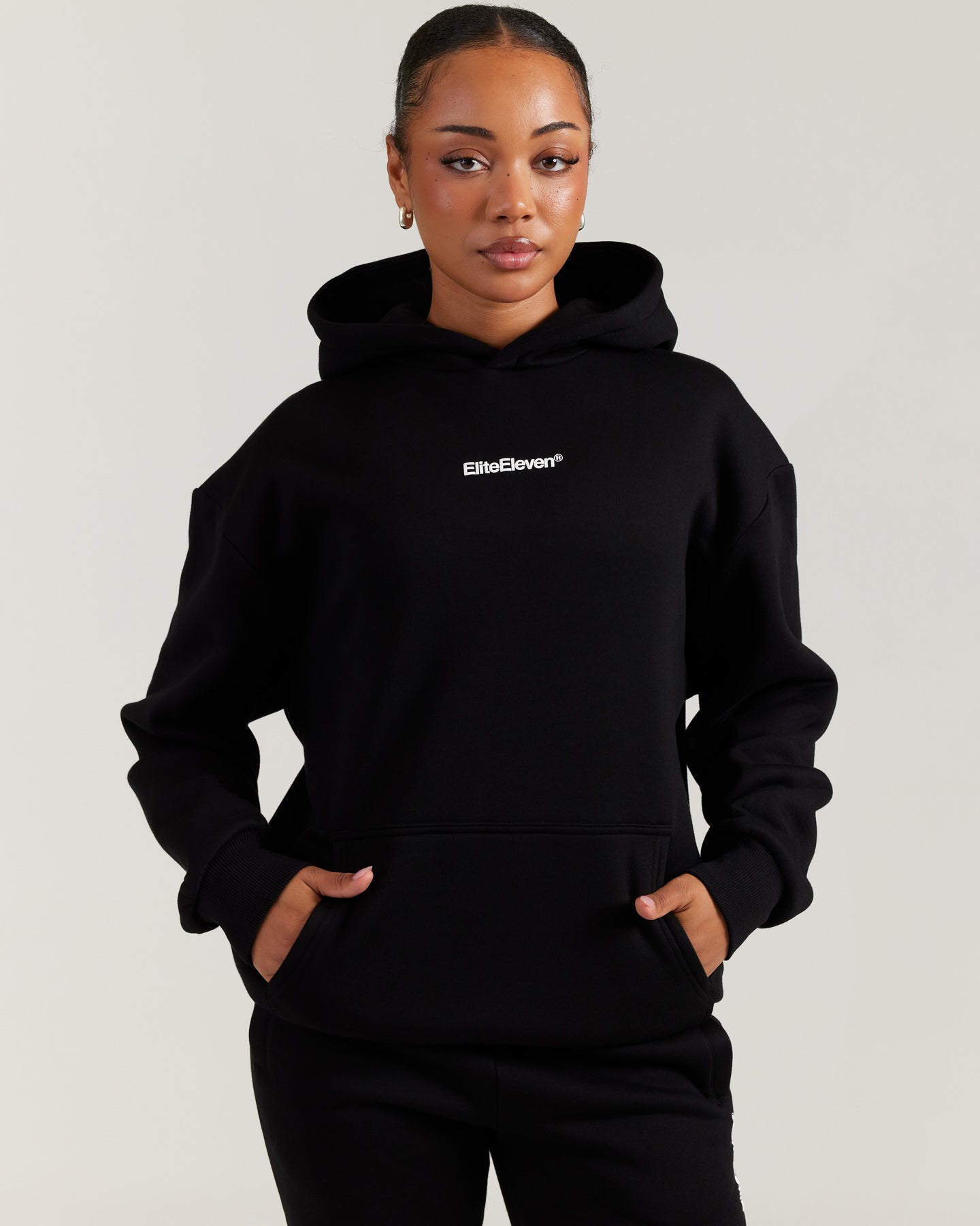 nike elite hoodie black