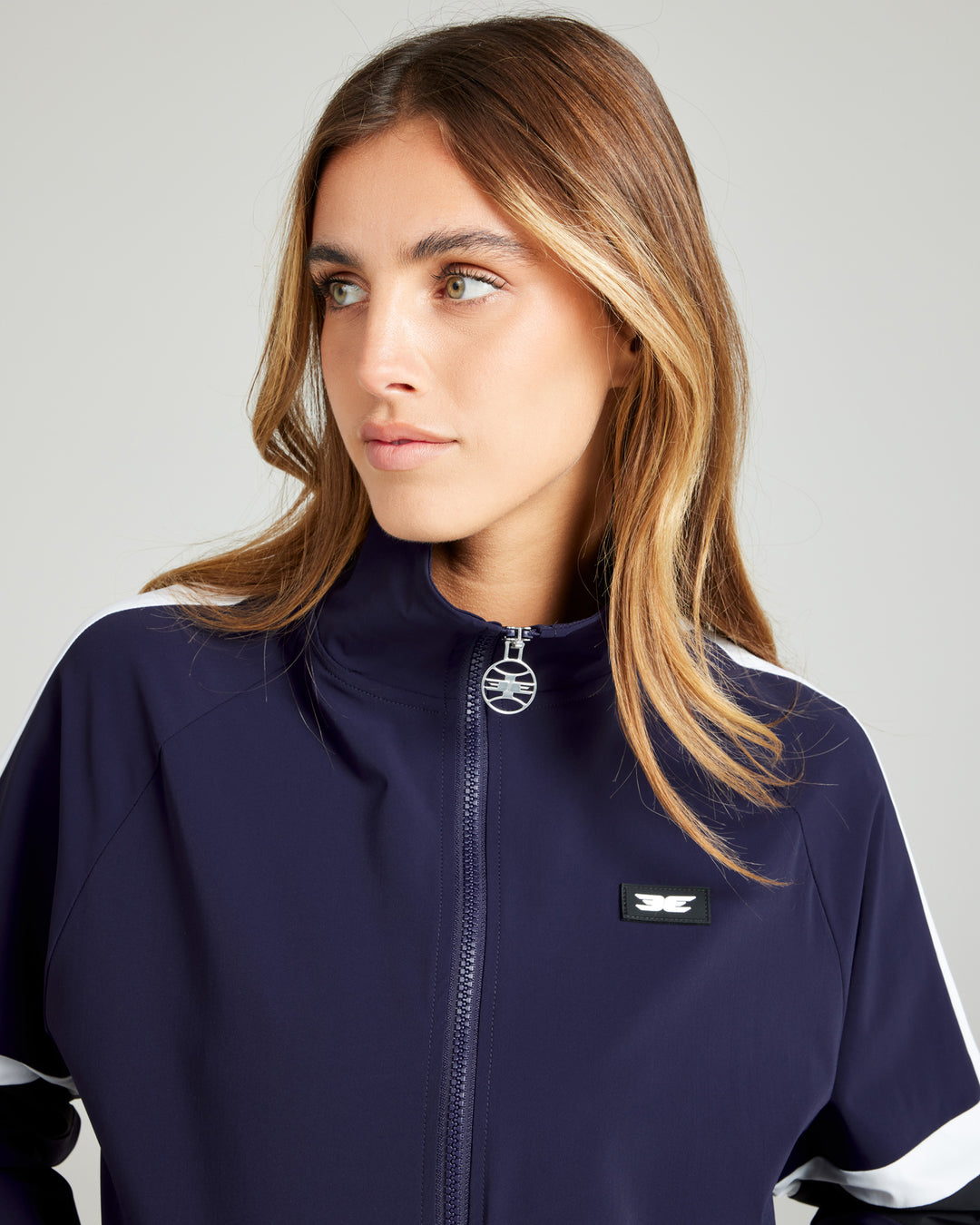 Courtside Jacket - Space Navy