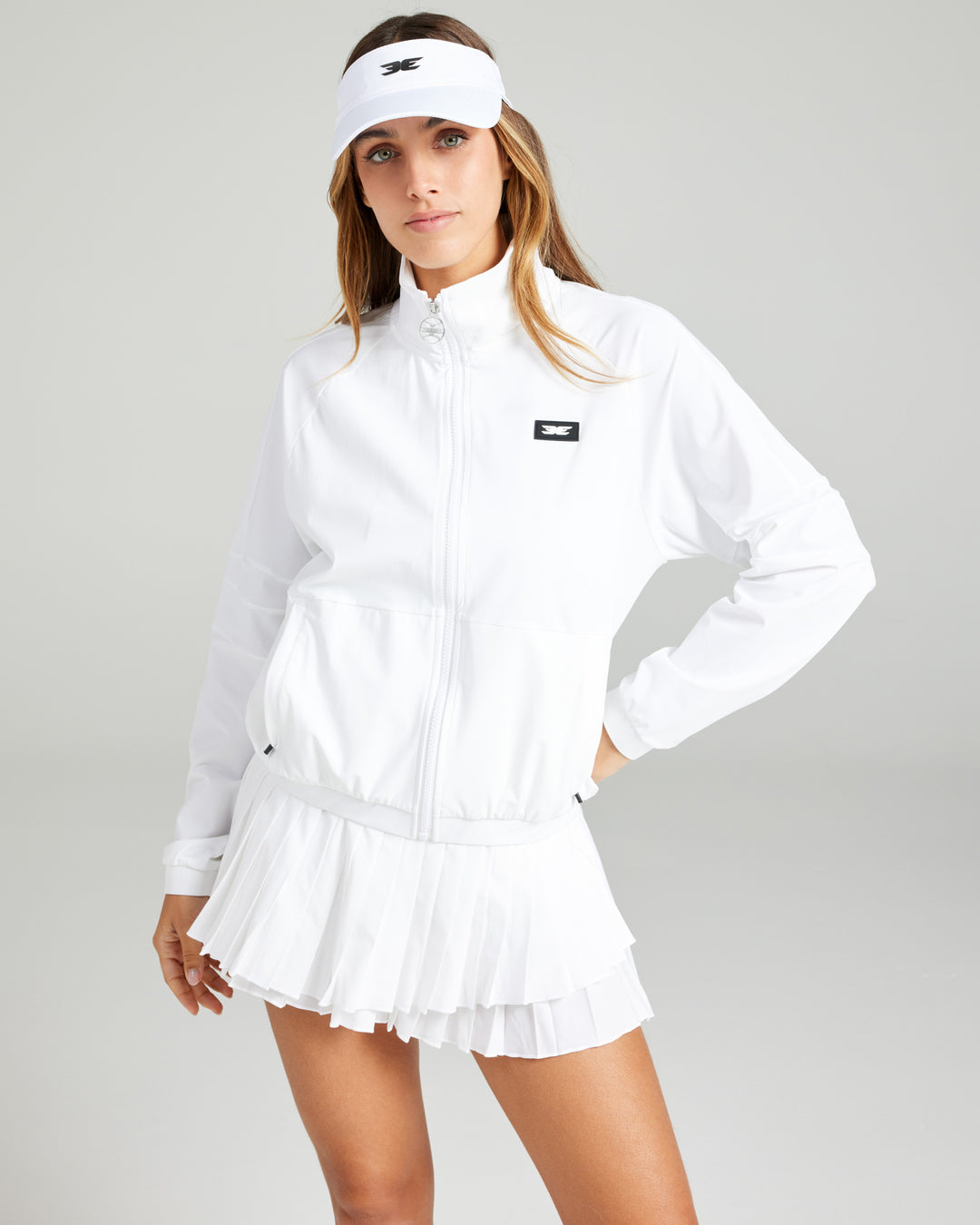 Courtside Jacket - White â Elite Eleven