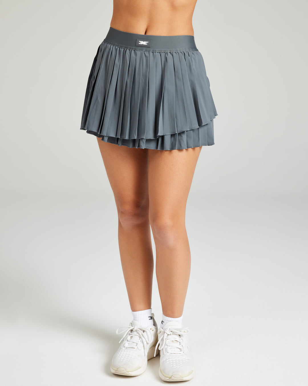 Breeze Tennis Skirt Slate – Elite Eleven - Main Image