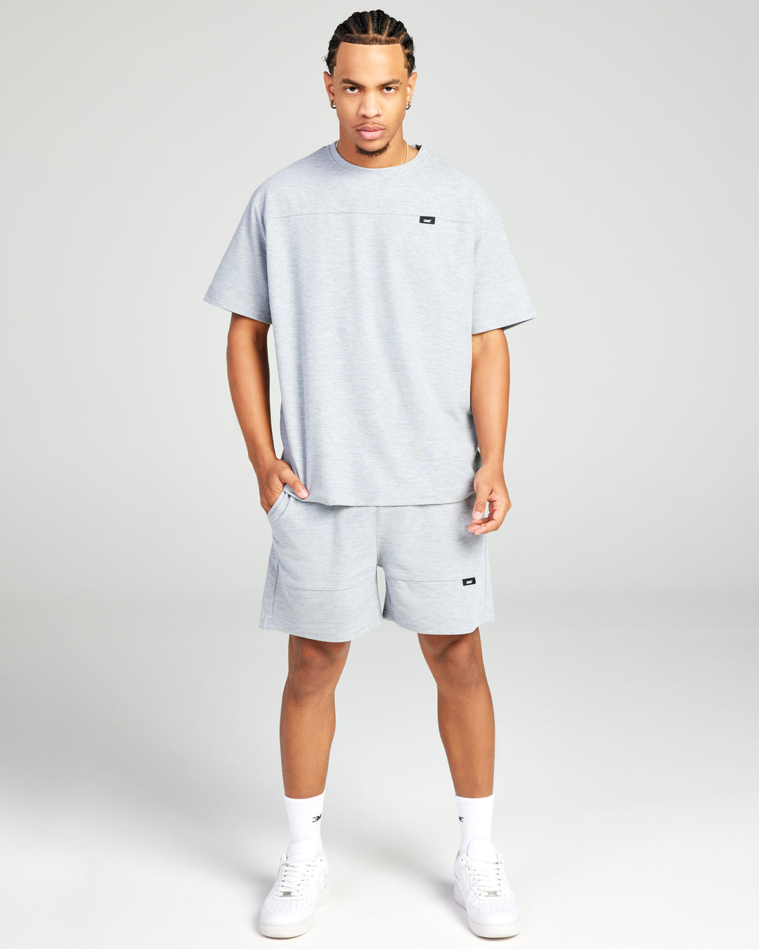 Signal Waffle Shorts - Grey