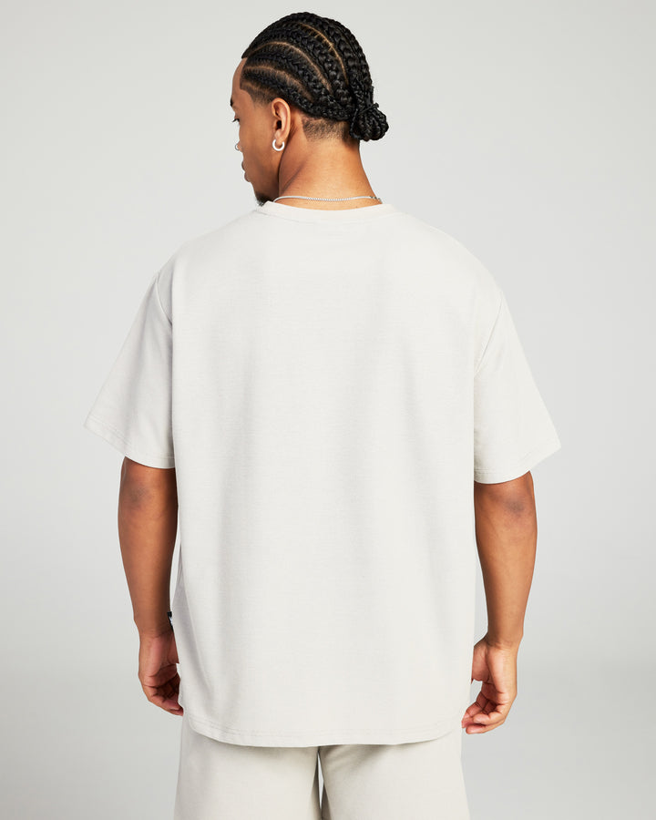 Signal Waffle Tee - Taupe