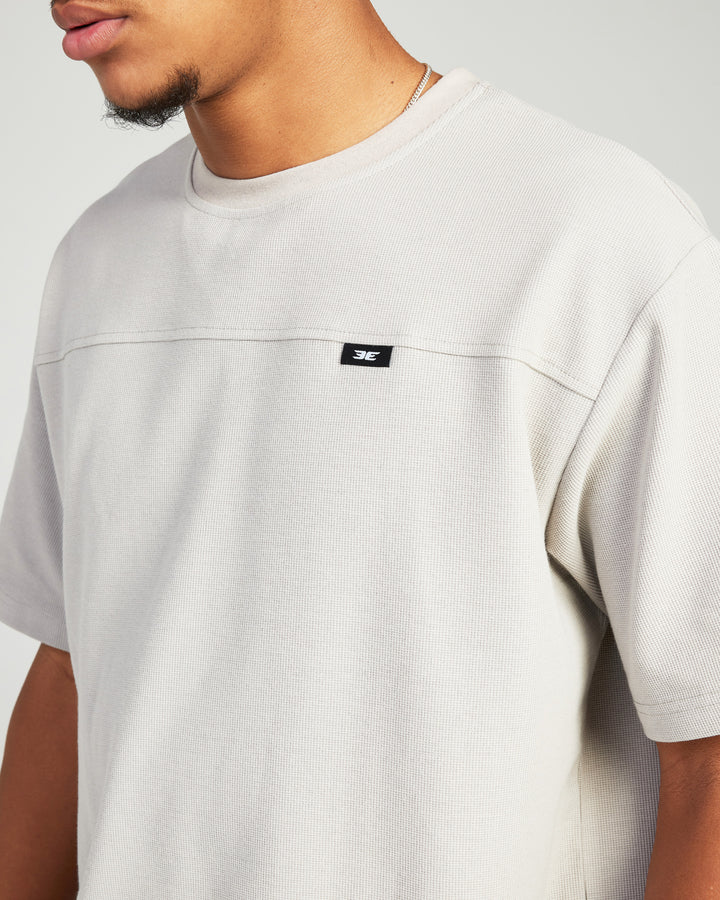 Signal Waffle Tee - Taupe