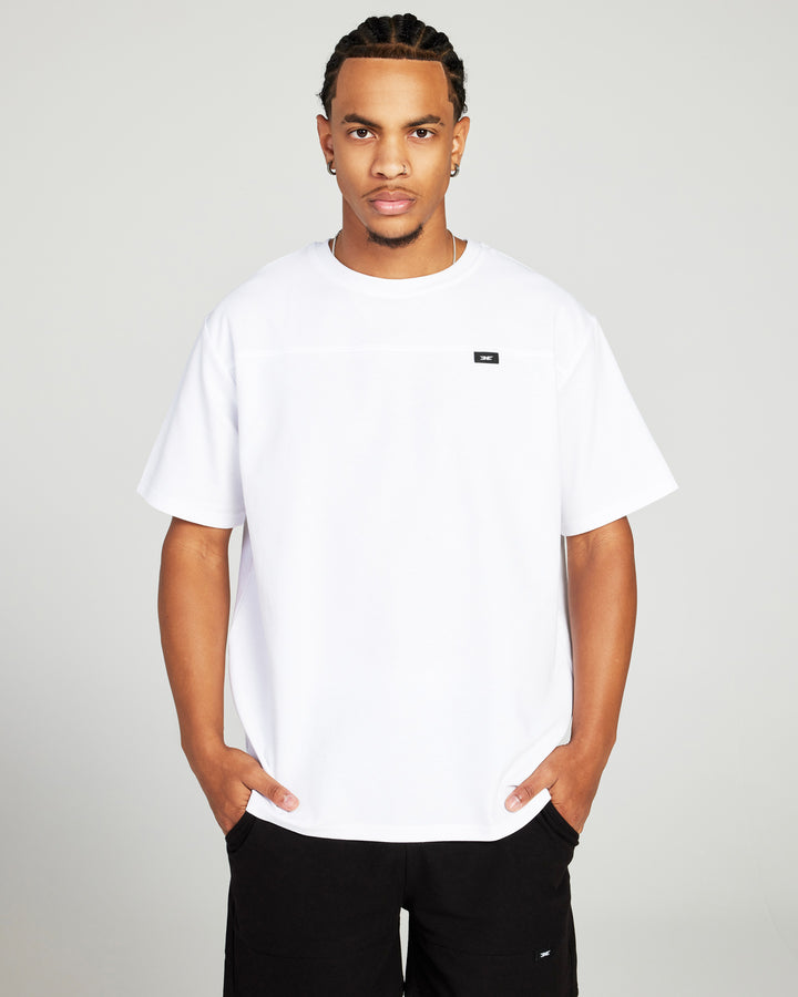 Signal Waffle Tee - White