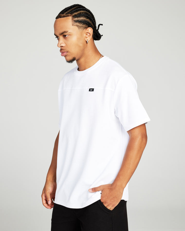 Signal Waffle Tee - White