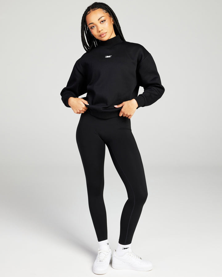 Classic Women's Mockneck - Black