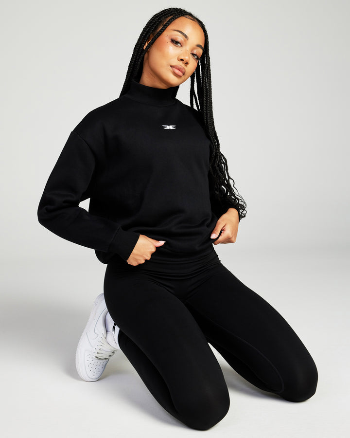 Classic Women's Mockneck - Black