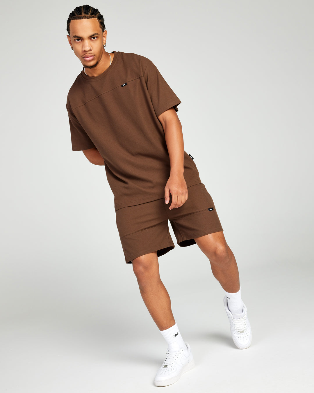 Signal Waffle Shorts - Brown