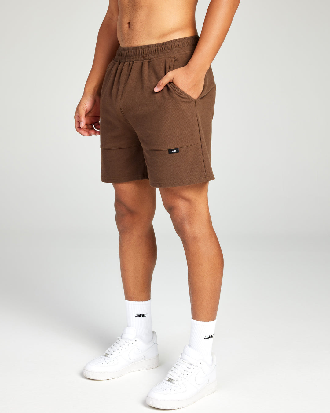 Signal Waffle Shorts - Brown