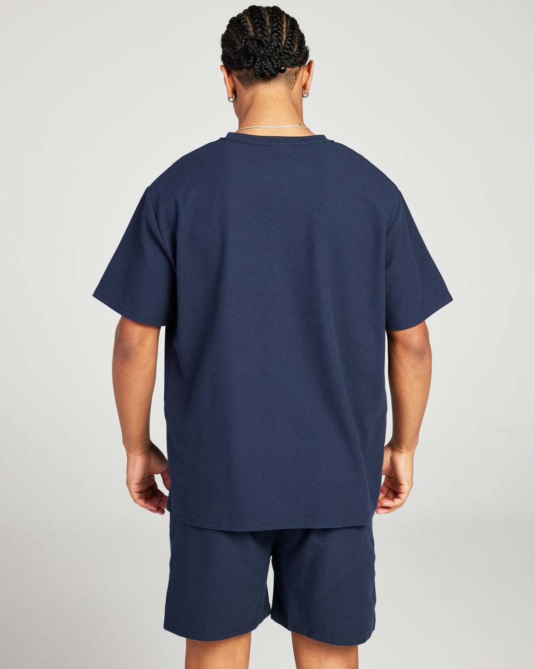 Signal Waffle Tee - Navy