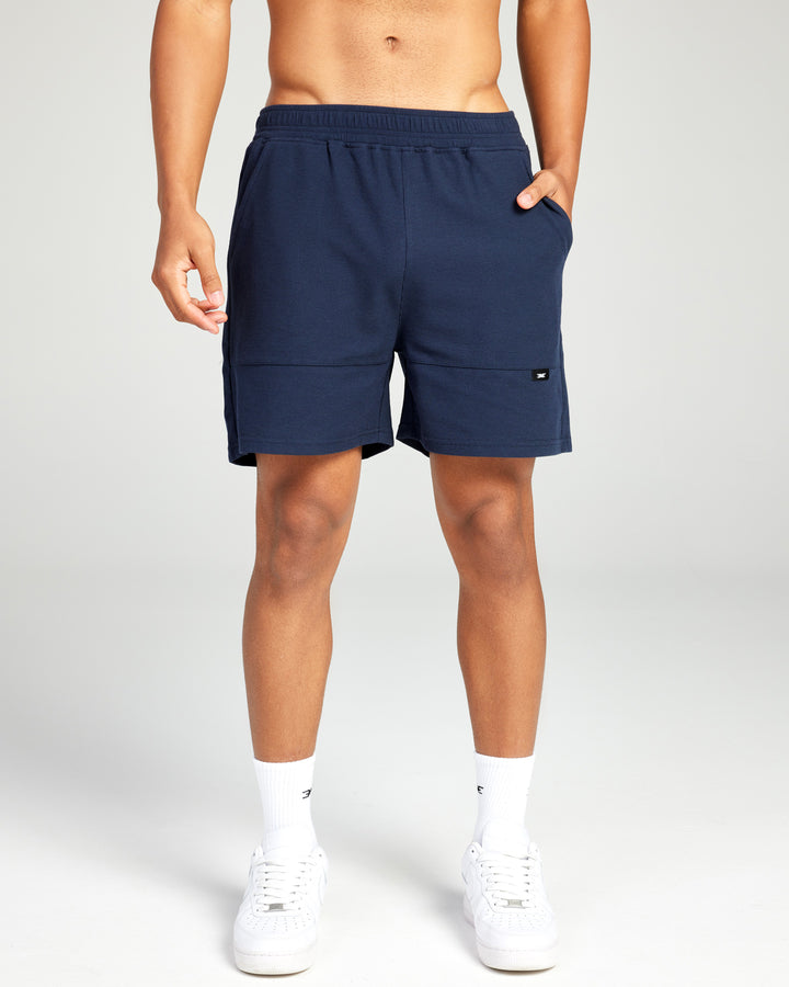 Signal Waffle Shorts - Navy