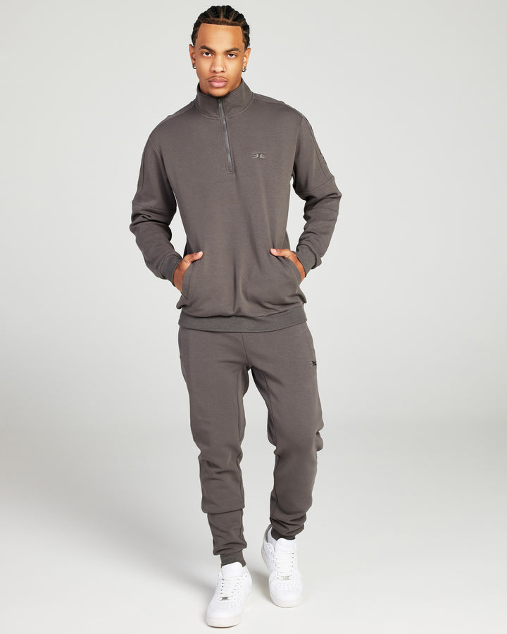 Division 1/4 Zip - Charcoal