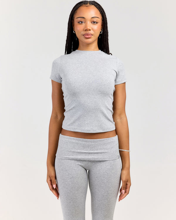 EE Lounge Tee - Heather Grey