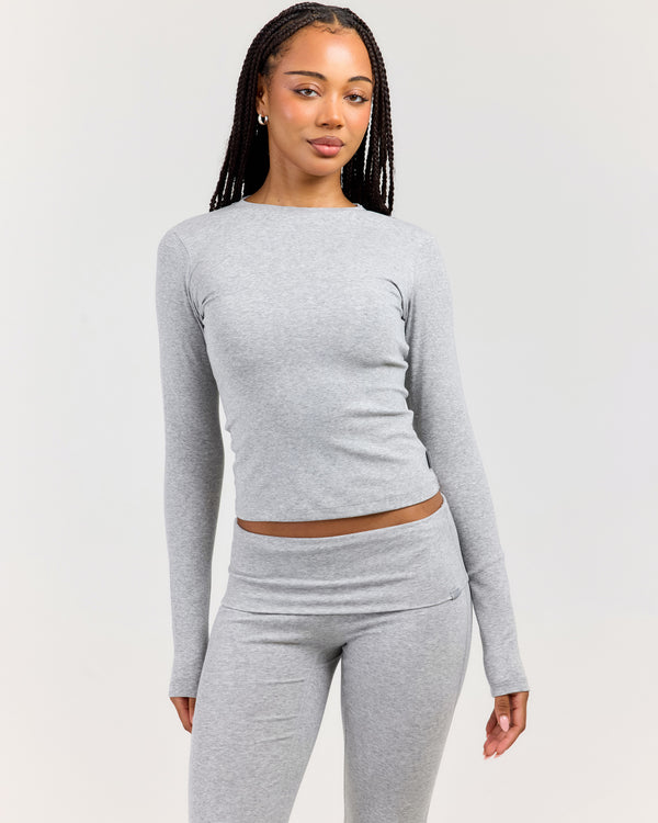 EE Lounge Long Sleeve - Heather Grey
