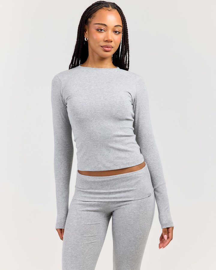 EE Lounge Long Sleeve - Heather Grey