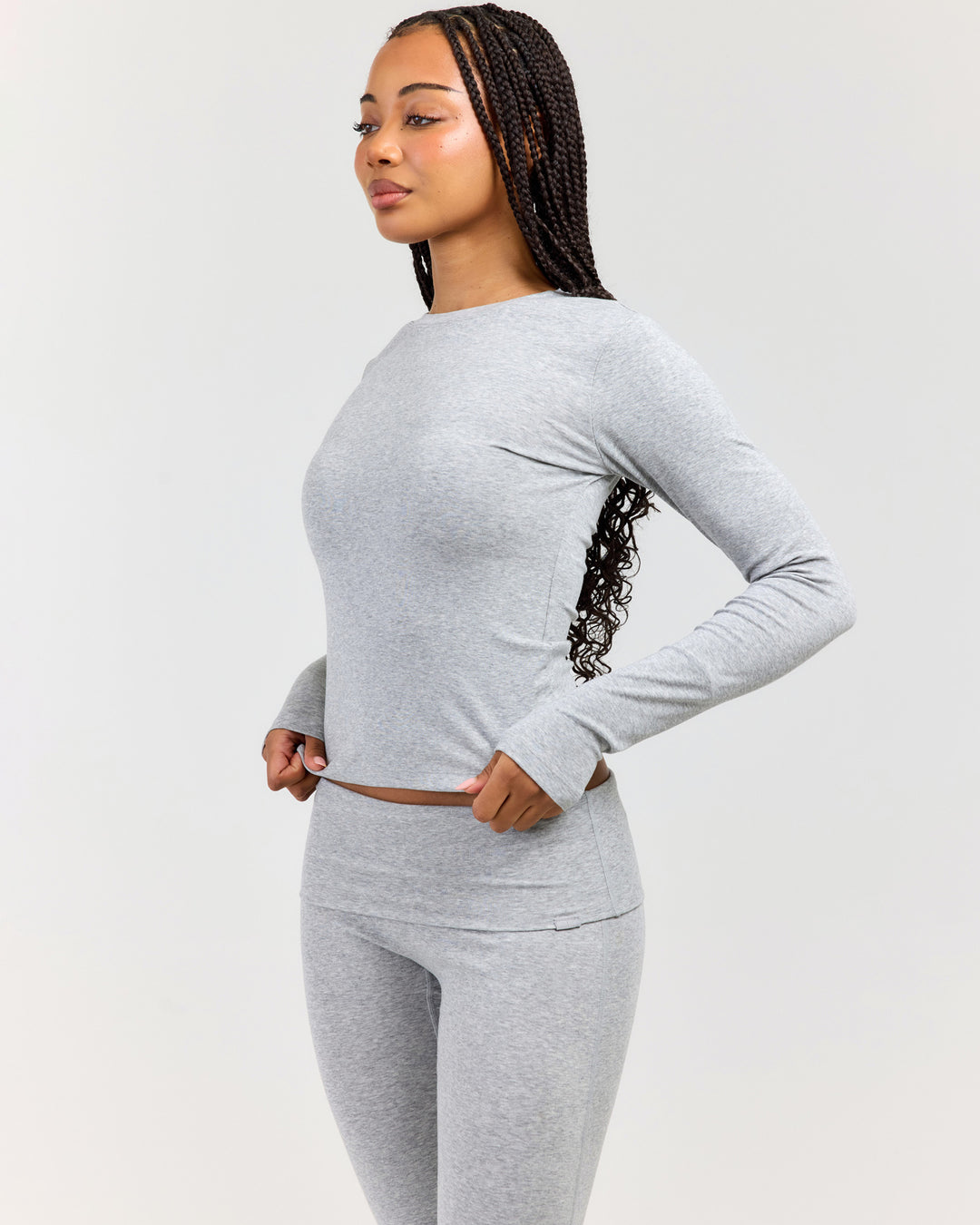 EE Lounge Long Sleeve - Heather Grey