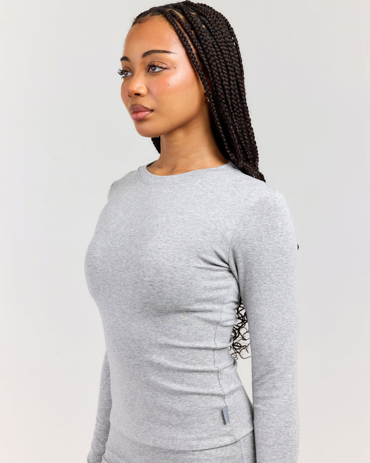 EE Lounge Long Sleeve - Heather Grey