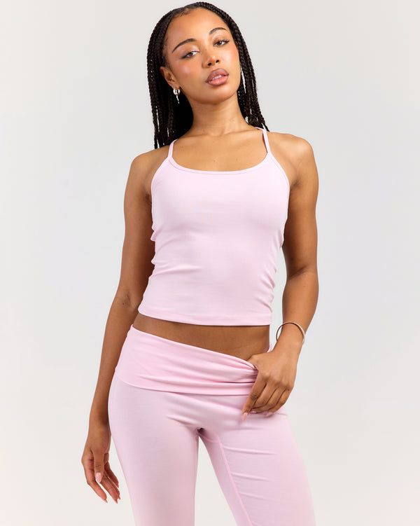 EE Lounge Singlet - Baby Pink