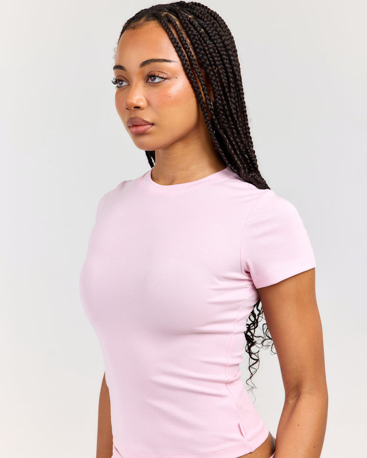 EE Lounge Tee - Baby Pink
