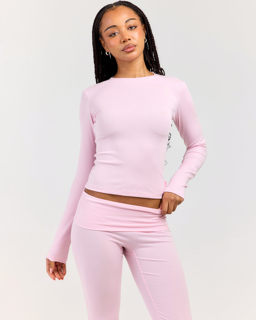 EE Lounge Long Sleeve - Baby Pink
