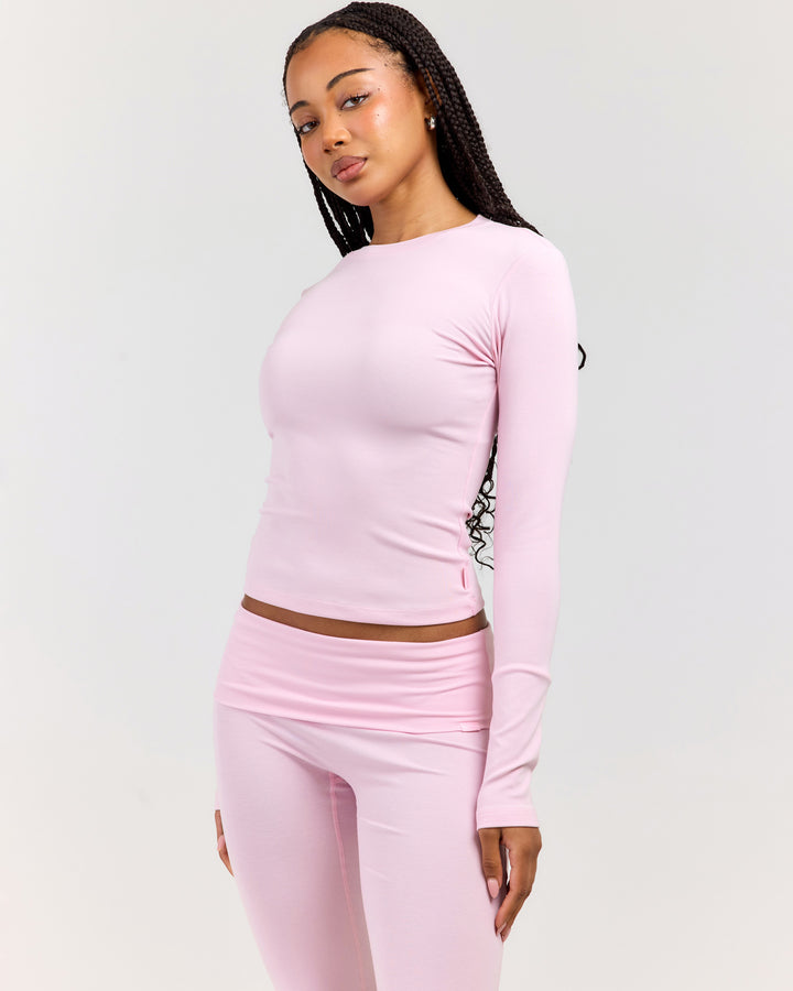 EE Lounge Long Sleeve - Baby Pink