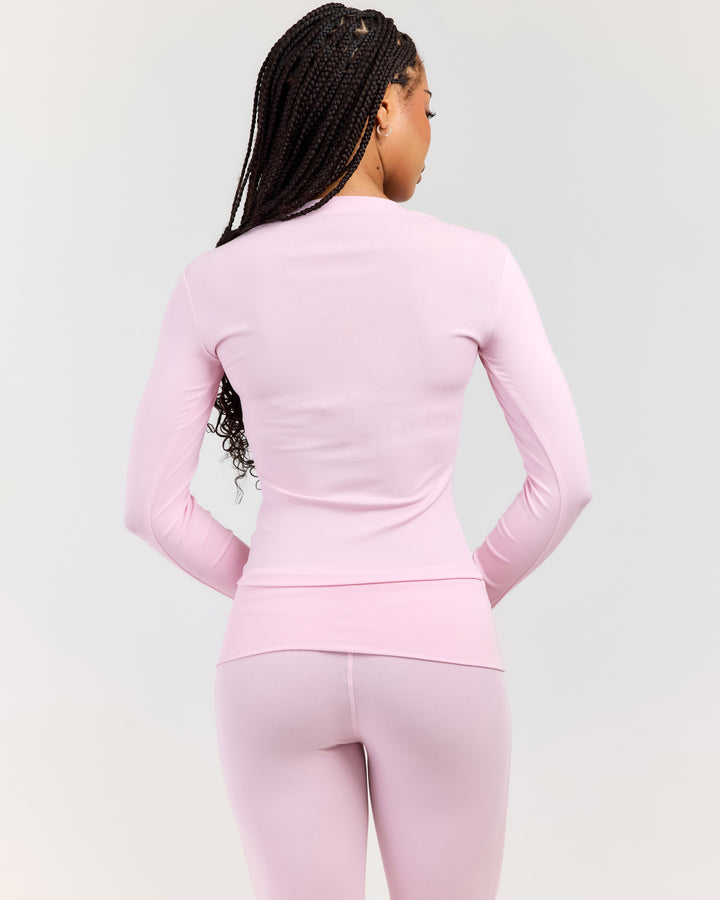 EE Lounge Long Sleeve - Baby Pink