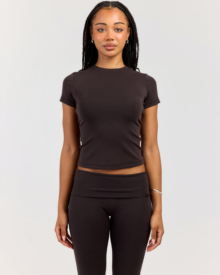 EE Lounge Tee - Coffee Bean