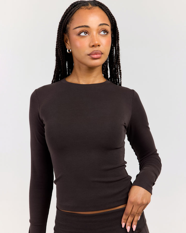 EE Lounge Long Sleeve - Coffee Bean