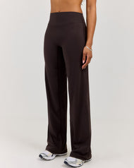 Airey Straight Leg Pants - Coffee Bean