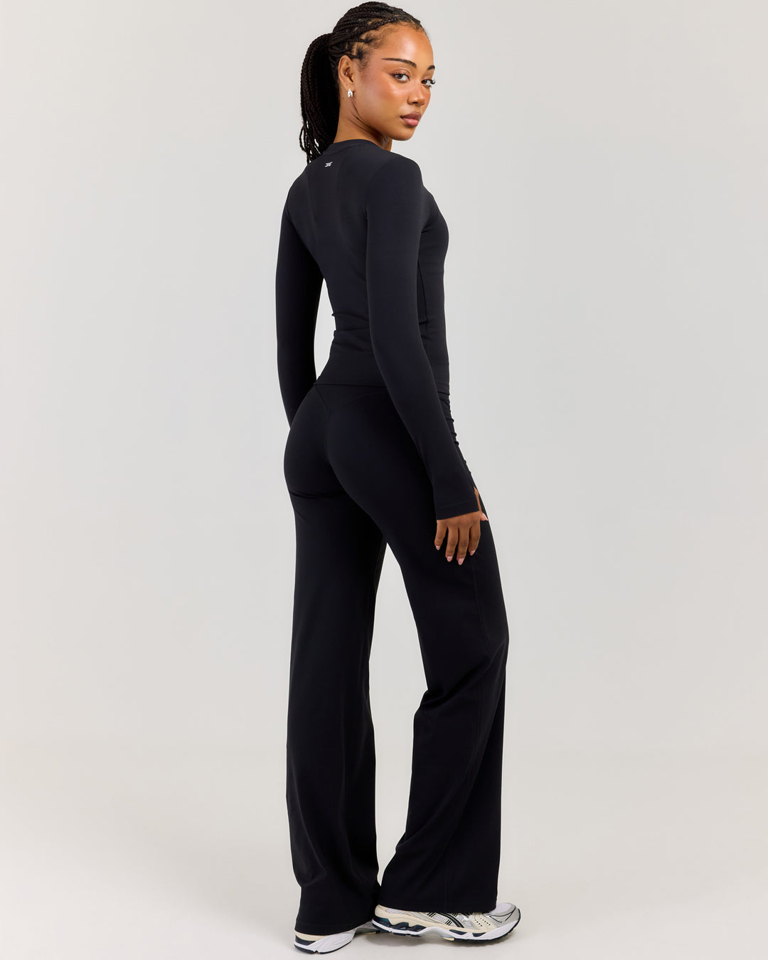 Airey Straight Leg Pants - Black