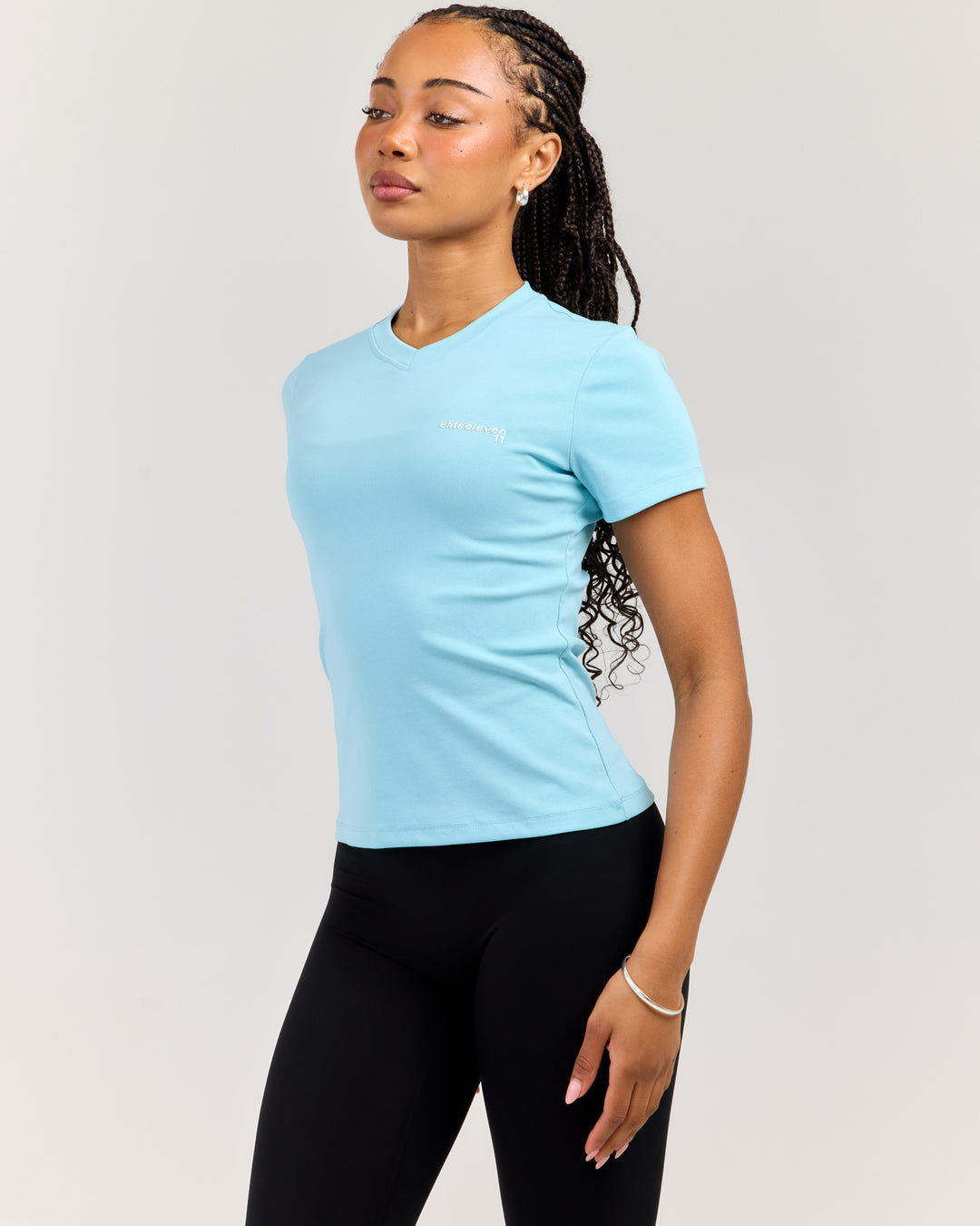 EE Baby V Neck Tee V2 - Turquoise
