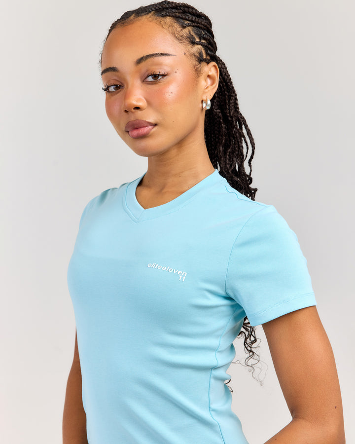 EE Baby V Neck Tee V2 - Turquoise