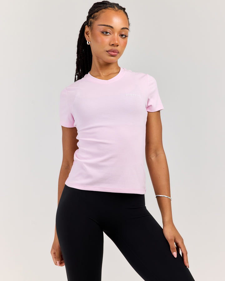 EE Baby V Neck Tee V2 - Pink