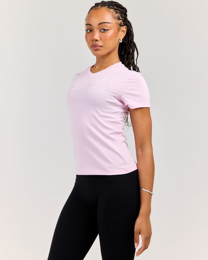 EE Baby V Neck Tee V2 - Pink
