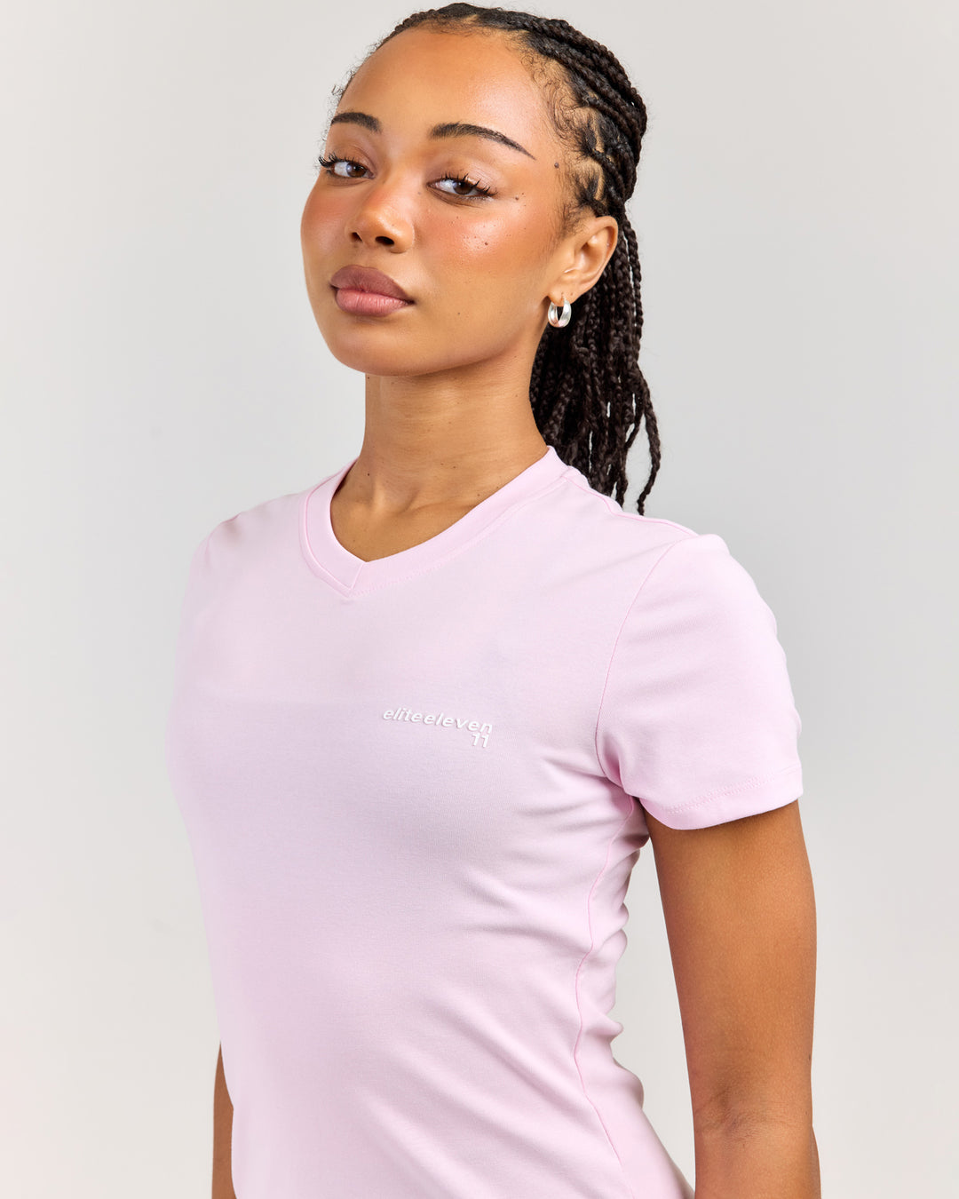EE Baby V Neck Tee V2 - Pink