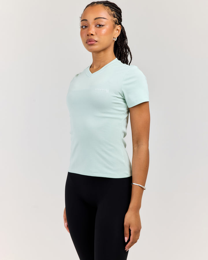 EE Baby V Neck Tee V2 - Mint