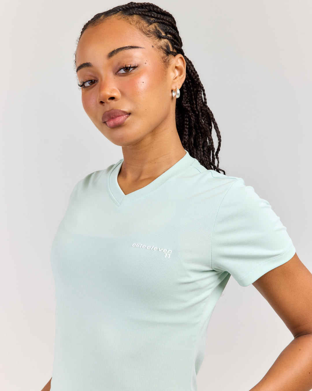 EE Baby V Neck Tee V2 - Mint