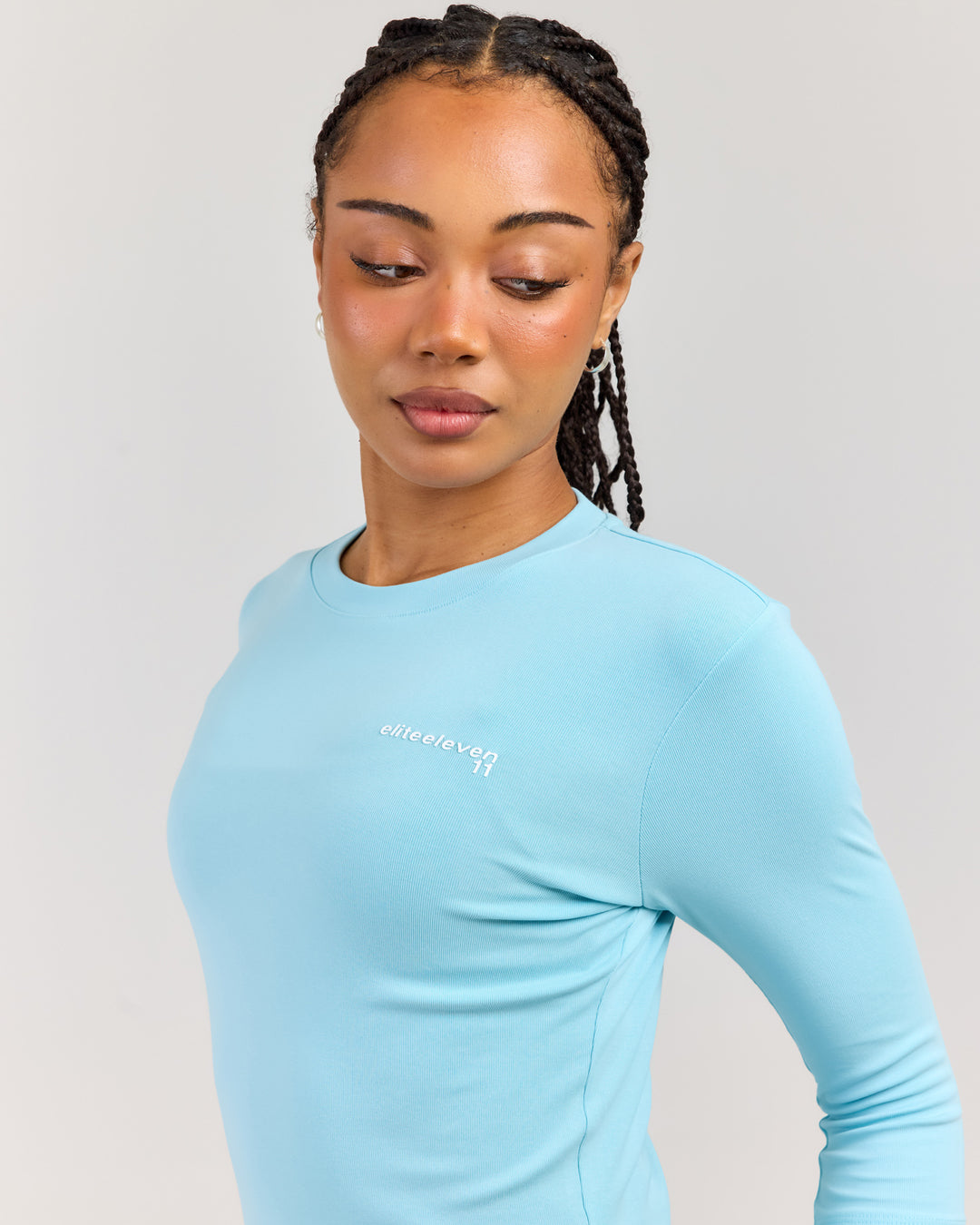 Round Neck 3/4 Sleeve - Turquoise