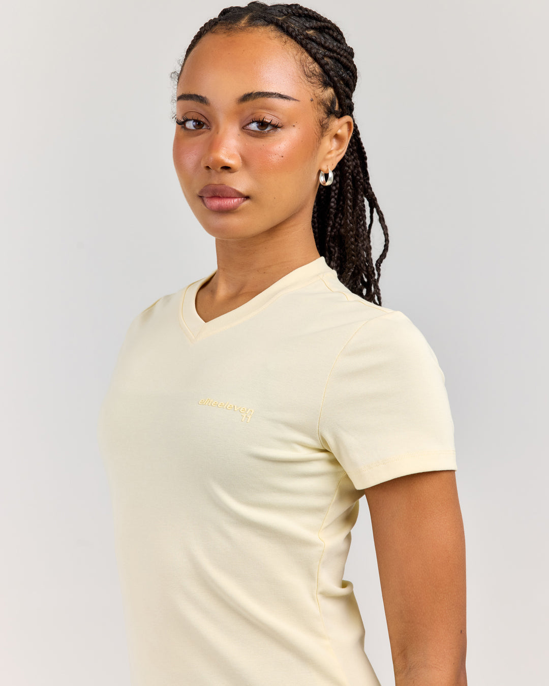 EE Baby V Neck Tee V2 - Butter