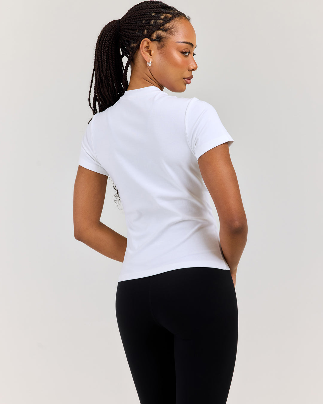EE Baby V Neck Tee V2 - White